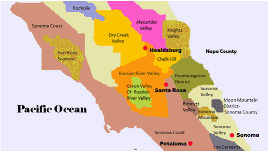Sonoma County Wine Regions