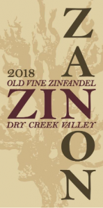 2018 Zanon Zinfandel Dry Creek Valley