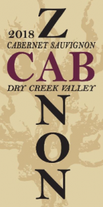 2018 Zanon Cabernet Sauvignon Dry Creek Valley