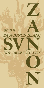2023 Zanon Sauvignon Blanc Dry Creek Valley