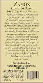2025 Zanon Sauvignon Blanc